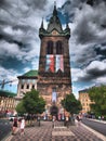 JindÃâ¢iÃÂ¡skÃÂ¡ Street in the New Town in Prague is a link between Wenceslas Square and SenovÃÂ¡ÃÂ¾nÃÂ© Square.